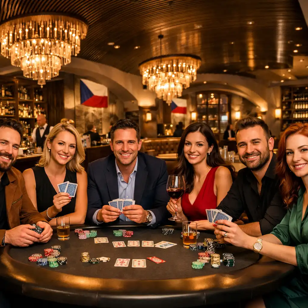Stylový offline pokerový večer v restauraci Gather Point CZ